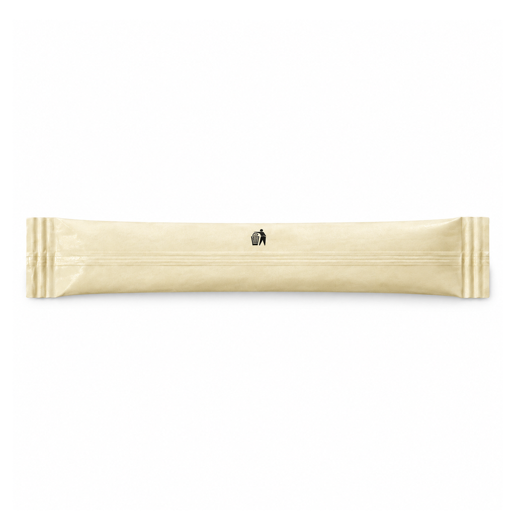 White sugar stick — rear