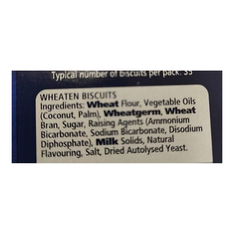 Carr's Melts Original Biscuits - 1x150g — ingredients