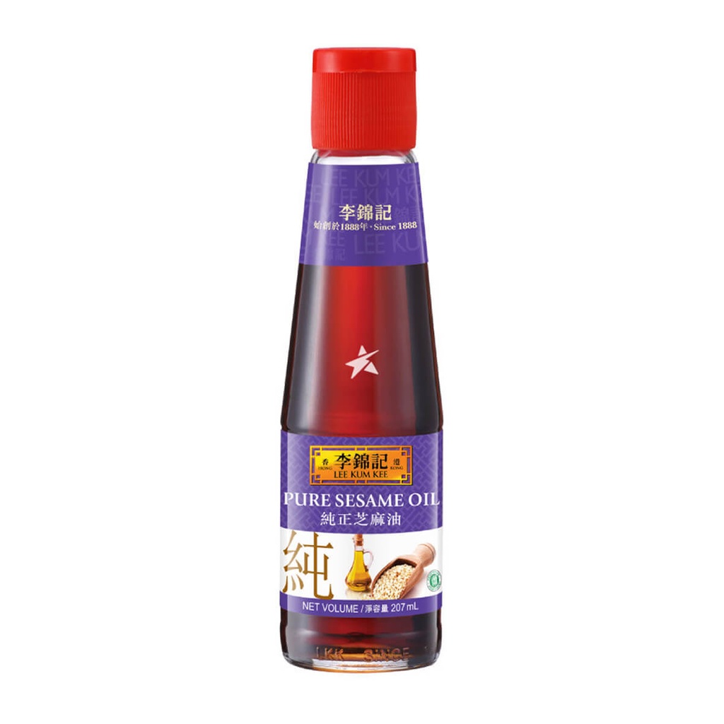 [OILS-658301] Lee Kum Kee Pure Sesame Oil - 12x207ml