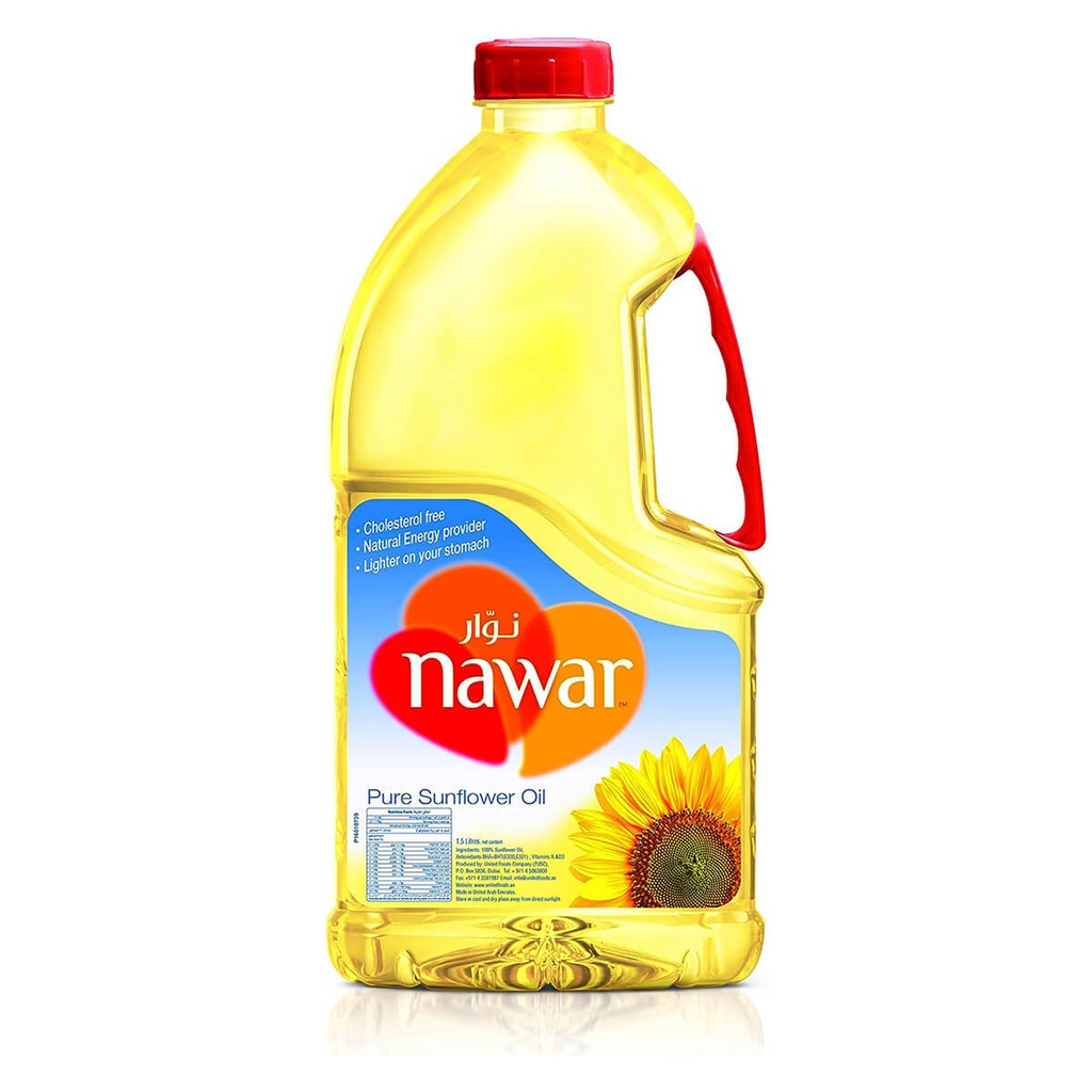 [OILS-658307] Nawar Sunflower Oil - 6x1.5ltr