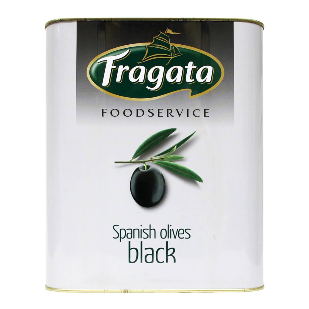 [VEGT-607010] Fragata Black Olive, Pitted - 2x5kg