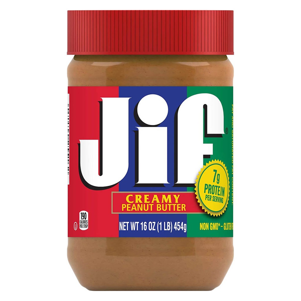 [BREK-157535] JIF Peanut Butter, Creamy - 12x454g