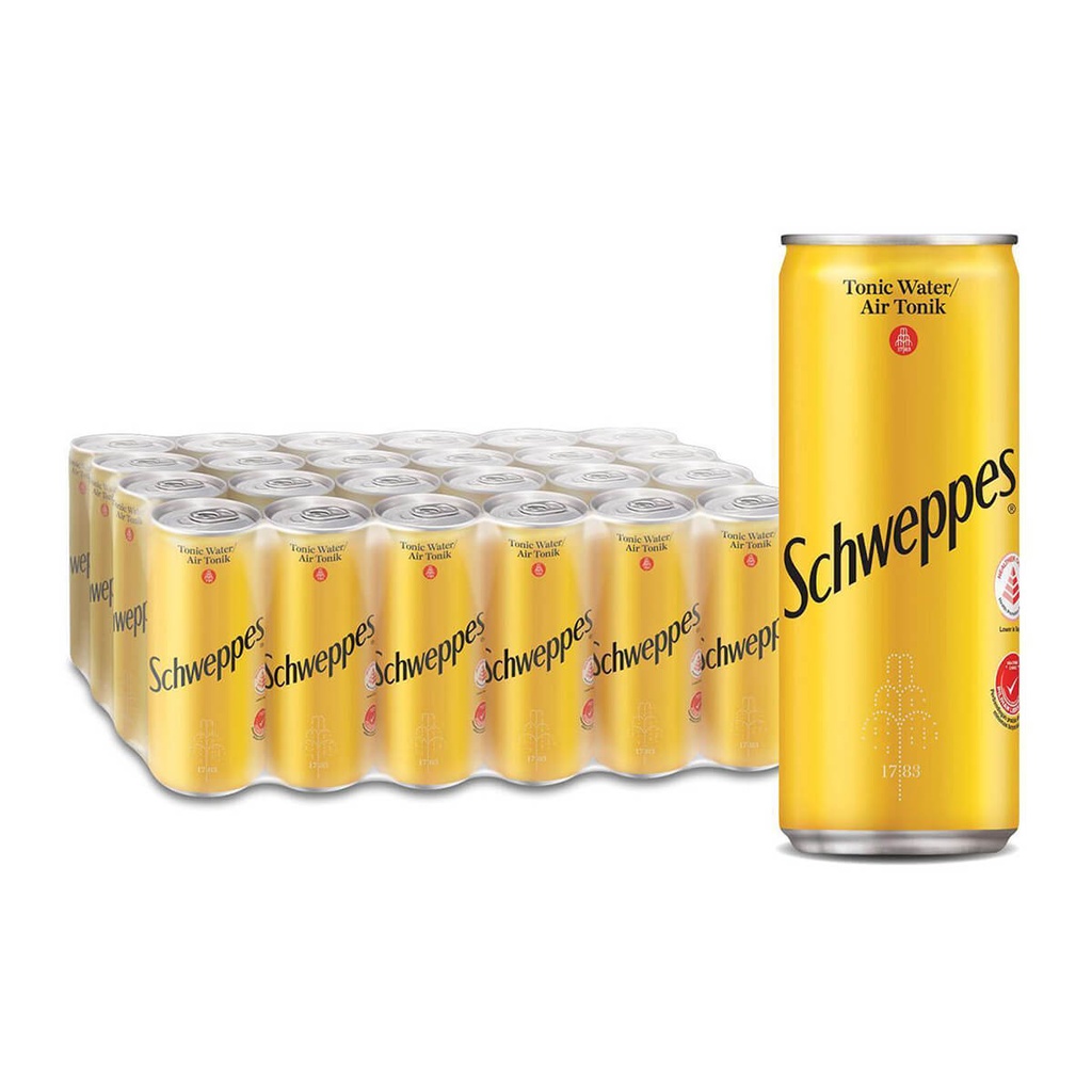 [BEVR-708684] Schweppes Tonic Water Soft Drink - 24x300ml