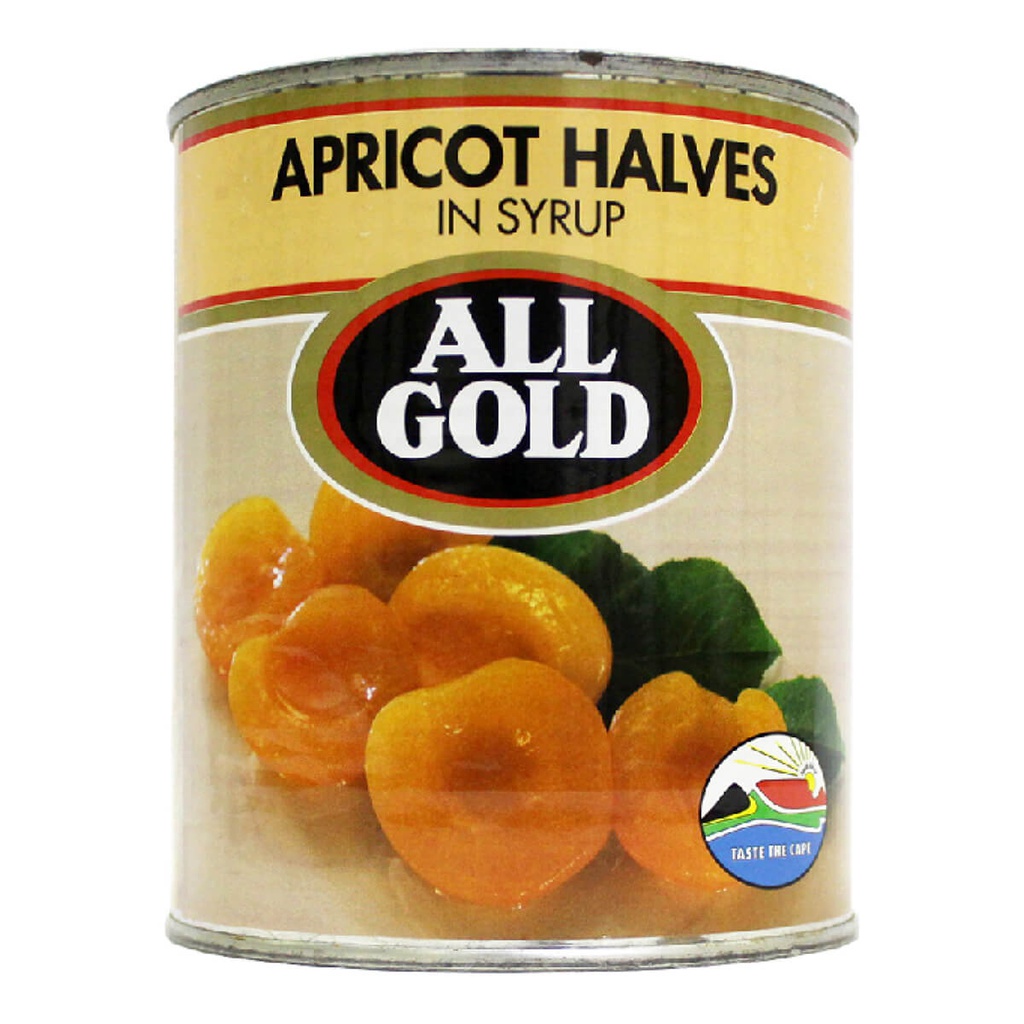 [FRUT-450006] All Gold Apricot Halves - 24x850g