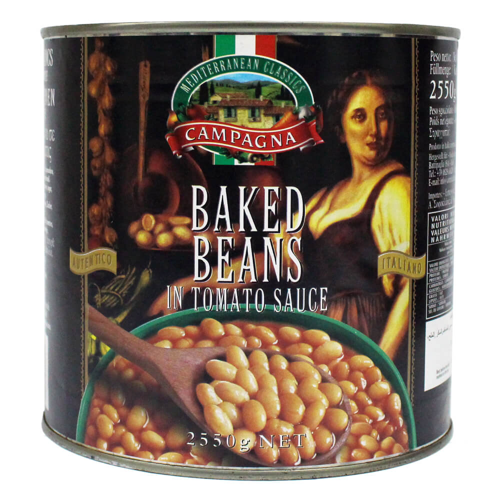 [VEGT-600514] Campagna Baked Beans, Italy - 6x2550g