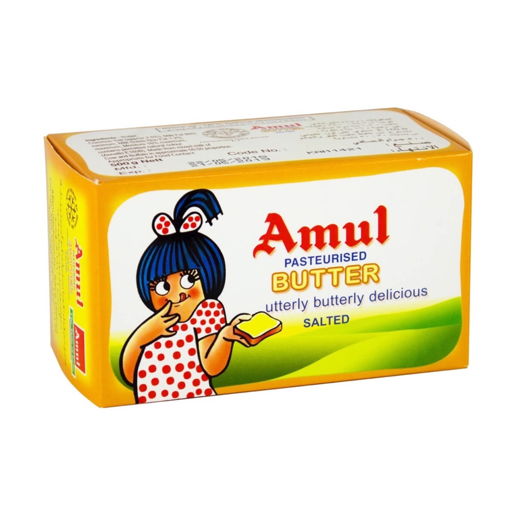 Amul Salted Butter, India - 20x500g