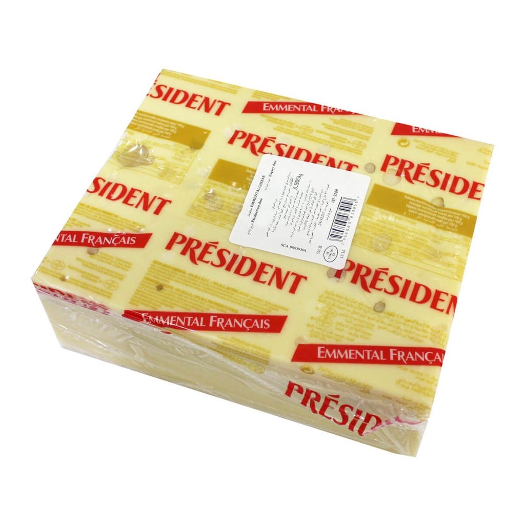 [BREK-151020] President Emmental Cheese - 1x1kg
