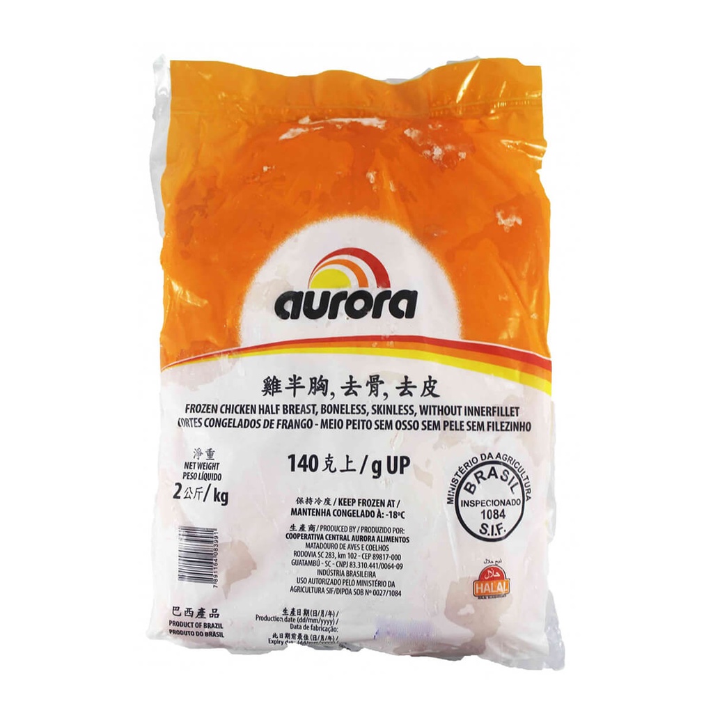 [FROZ-901005] Aurora Chicken Breast, Brazil - 6x2kg