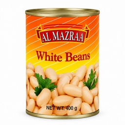 Al Mazraa White Kidney Beans - 24x400g
