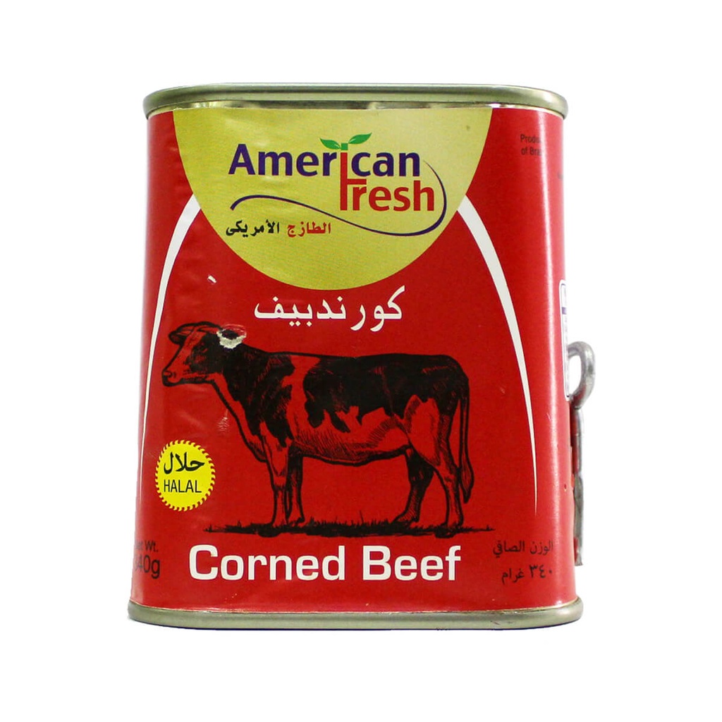 American Fresh Corned Beef, Brazil - 24x340g