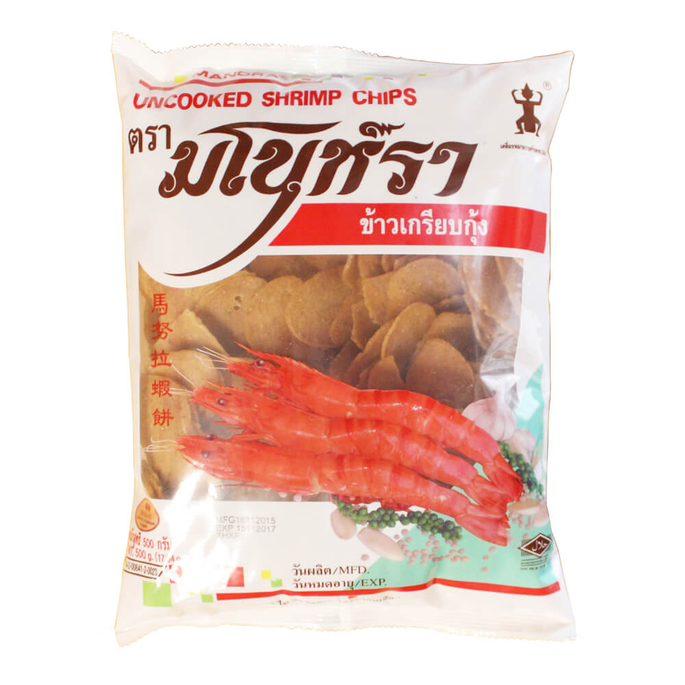 [SNAK-201015] Manora Uncooked Shrimp Chips - 20x500g