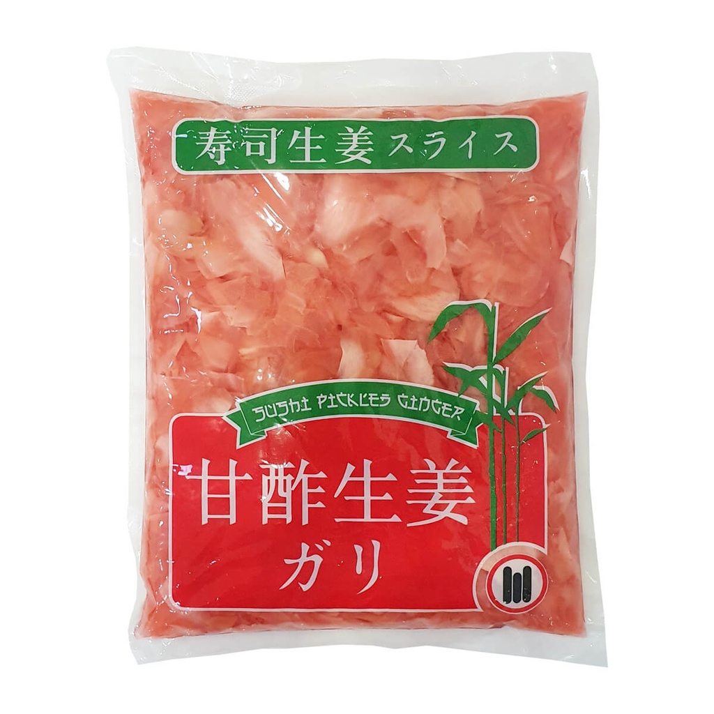 [VEJP-609814] QING Pink Gari Shoga Ginger Pickle - 10x1.5kg