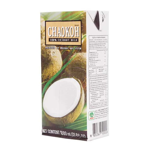 [SAUC-251062] Chaokoh Coconut Milk UHT, Thailand - 12x1ltr