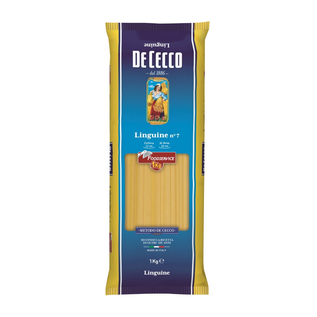 [PAST-365532] DeCecco Linguine #7 Pasta, Italy - 12x1kg