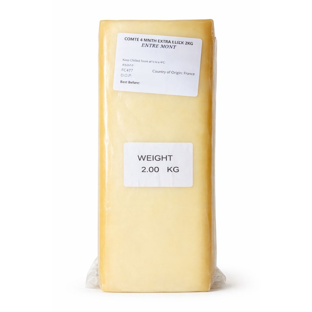 EntreMont Comte Cheese, 4 Month, French - 1x1kg
