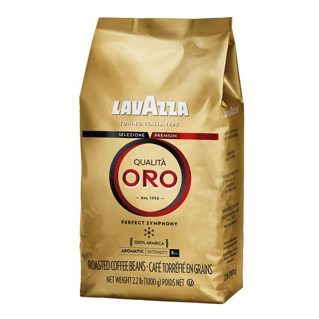 [BEVR-701020] Lavazza Oro Gold Coffee Beans 5/10, Italy - 6x1kg