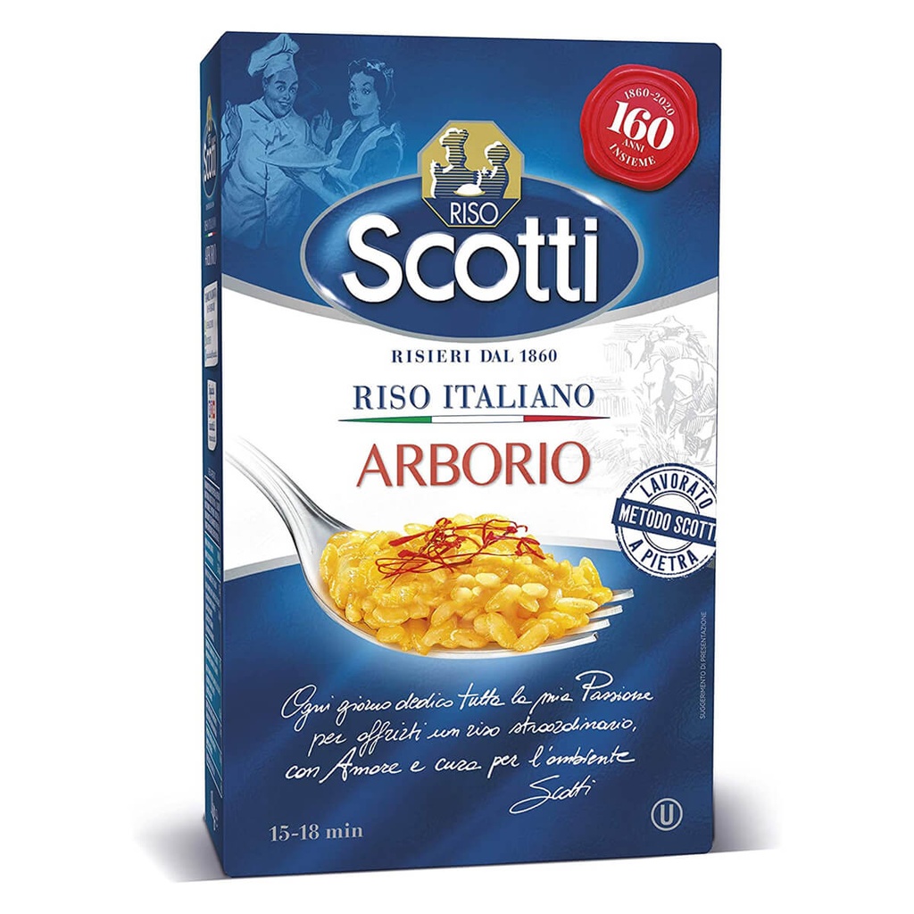[RICE-350514] Riso Scotti Arborio Rice, Italy - 10x1kg