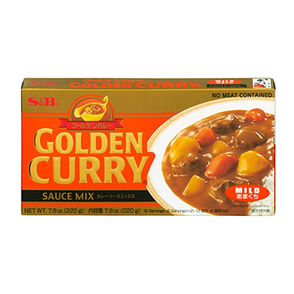 [SAJP-250332] S&B Mild Golden Curry Sauce, Japan - 60x220g