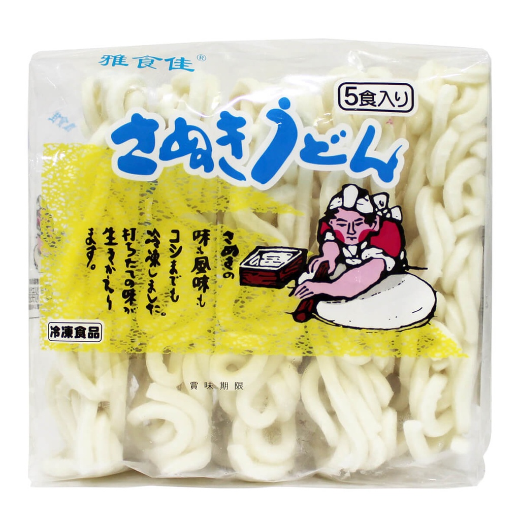 QING Udon Noodles Japan Style 250Gx5pc - 6x1.25kg