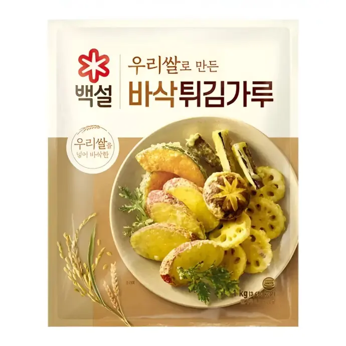 [FLJP-380040] Beksul Tempura Flour, Crispy Frying Mix, Korea - 10x1kg
