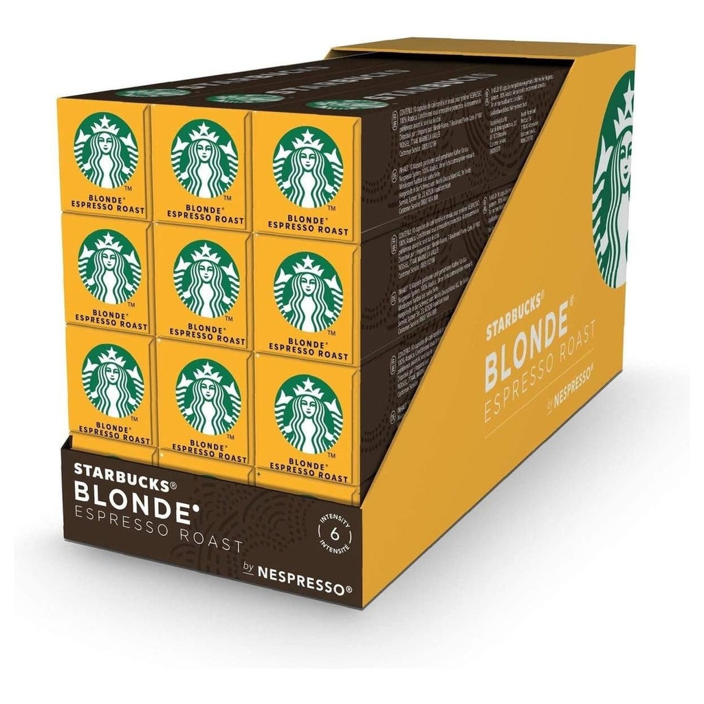 [BEVR-701033] Starbucks Blonde Espresso Roast Capsules - 12x53g