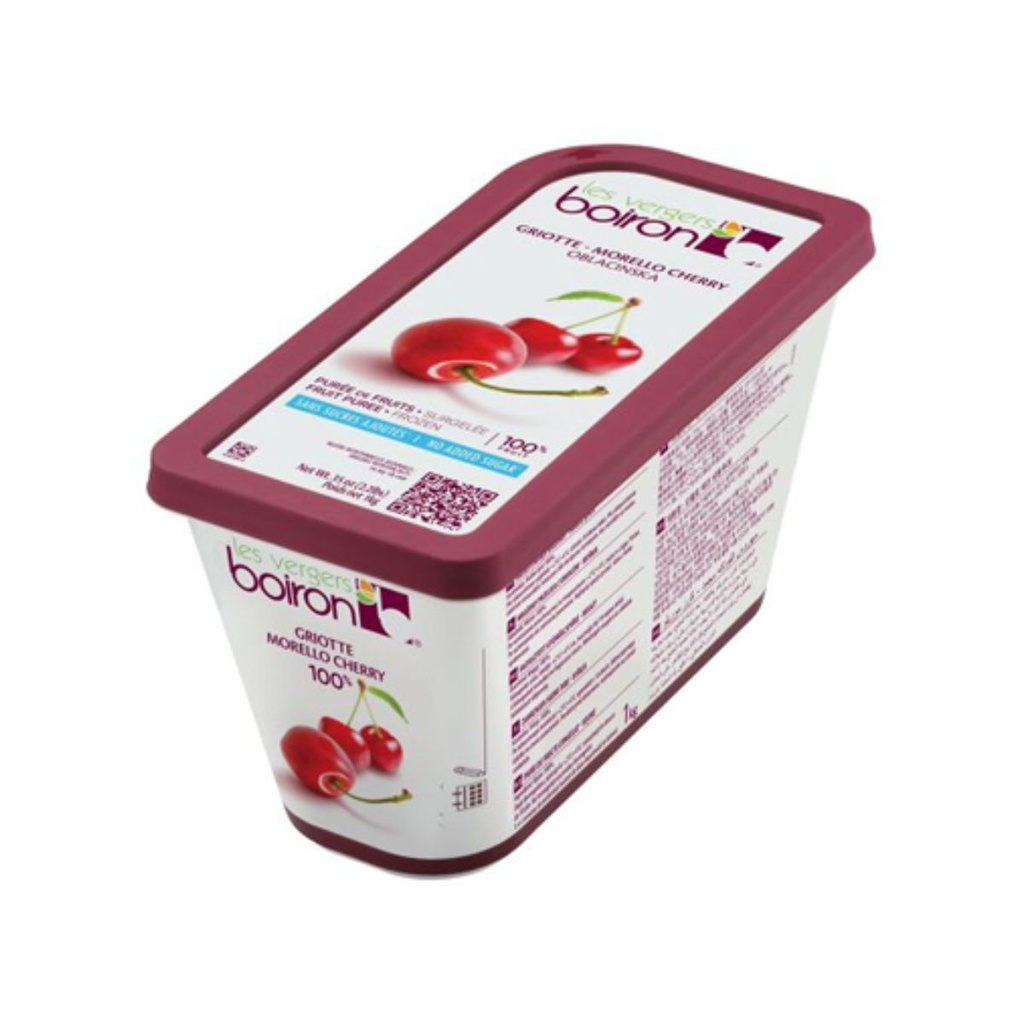 [FROZ-907590] Boiron Red Morello Cherry Puree, France - 1x1kg