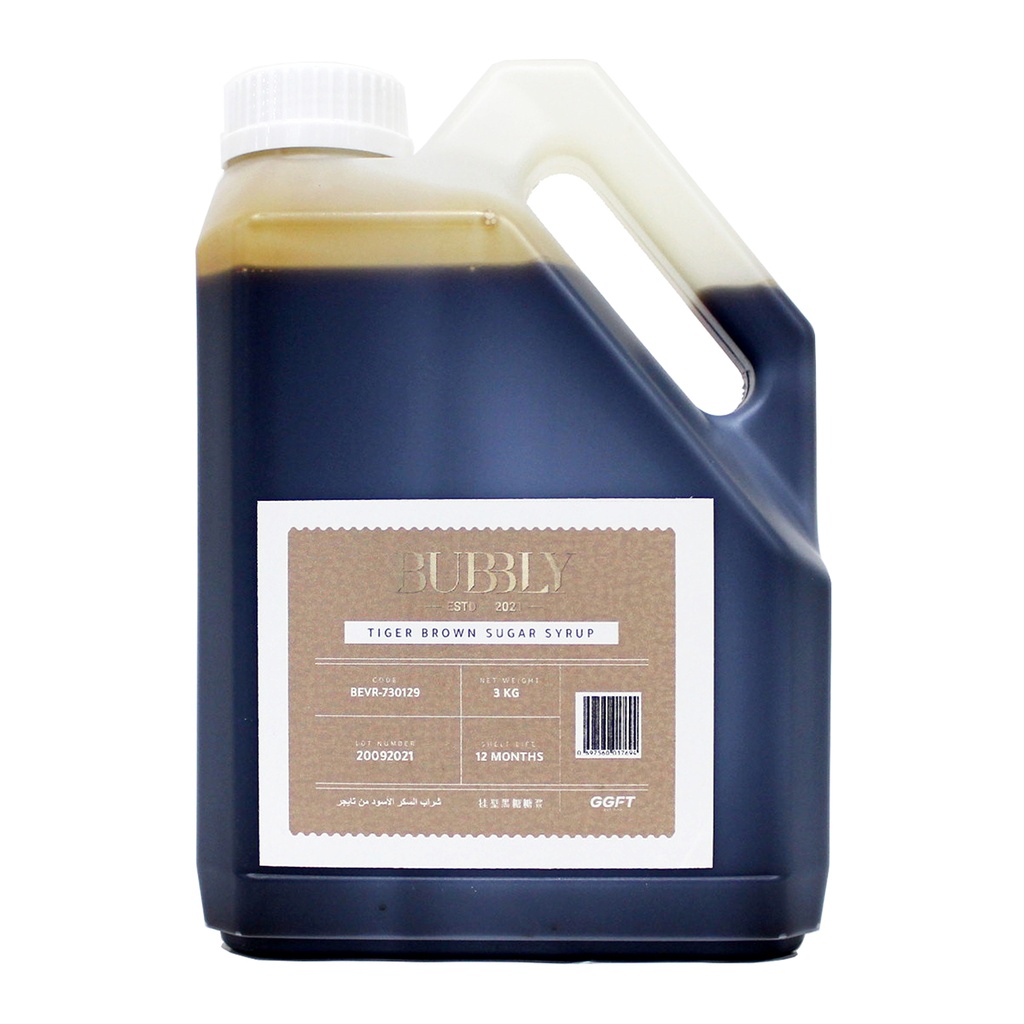 [BEVR-730129] Bubbly Tiger Brown Sugar Syrup CN - 6x3kg