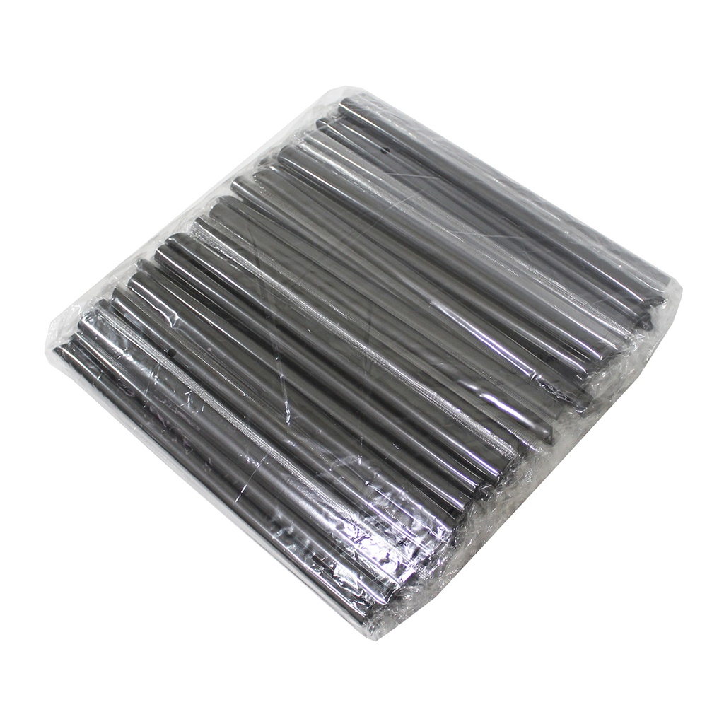[NONF-800921] Bubbly Small Straw Black, 190x11mm - 40x100pc (100 Per Pack)