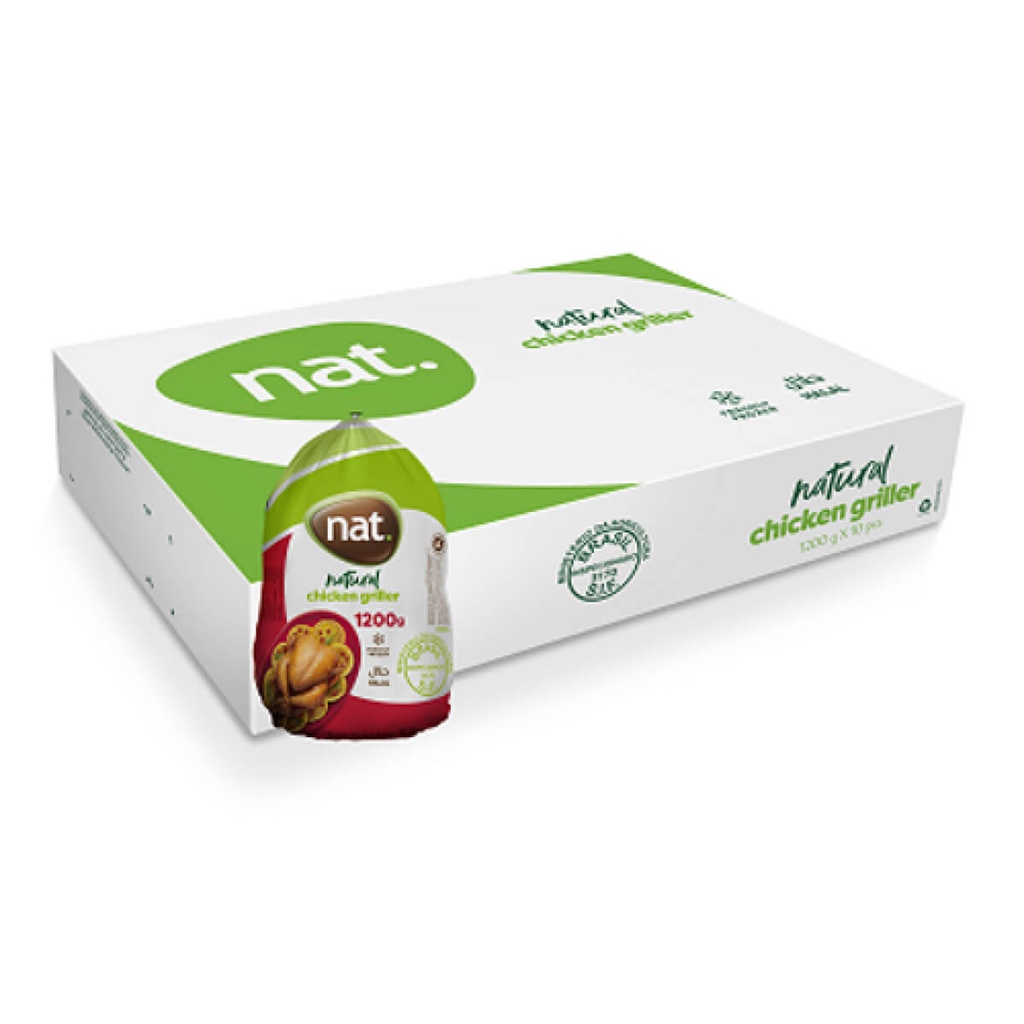 [FROZ-901045] NAT Whole Chicken - 10x1200g