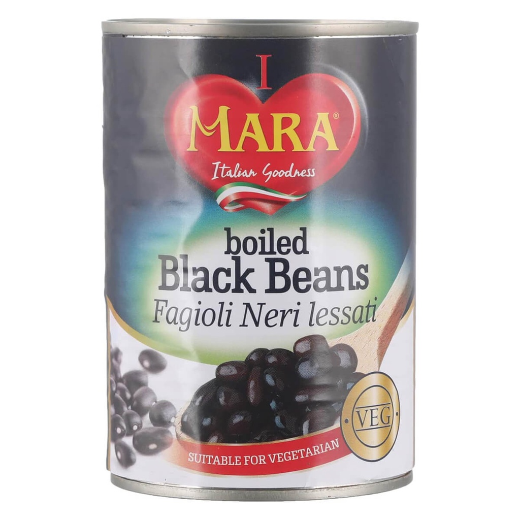 [VEGT-600540] Mara Black Eye Beans, Easy Open, Italy - 24x400g