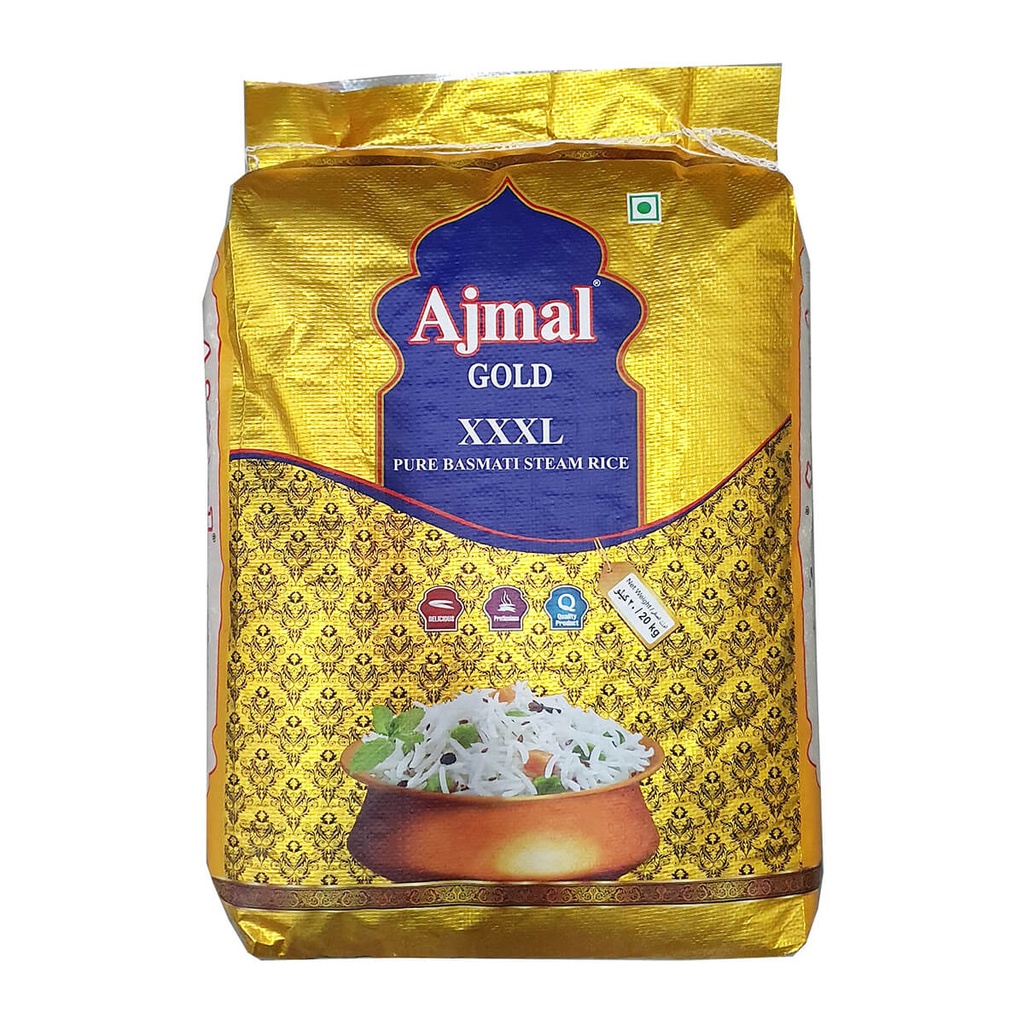 [RICE-350556] Ajmal Basmati Rice Gold XXXL - 1x20kg