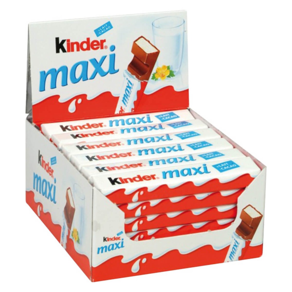 [SNAK-200990] Kinder Maxi Milk Chocolate - 36x21g