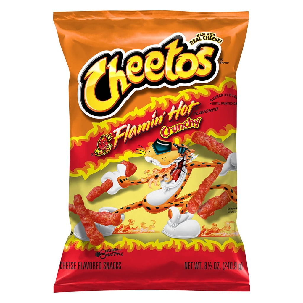 [SNAK-200993] Cheetos Flamin' Hot Crunchy Chips, USA - 10x226g