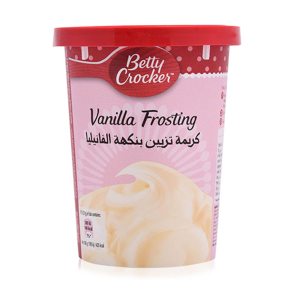 [CONF-101058] Betty Crocker Vanilla Frosting - 8x400g