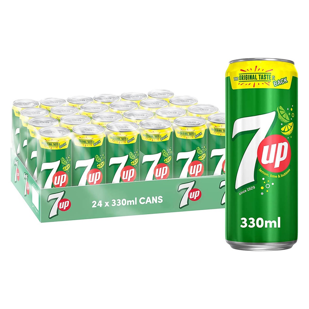 [BEVR-708307] 7UP Lime Soft Drink, UAE - 24x330ml