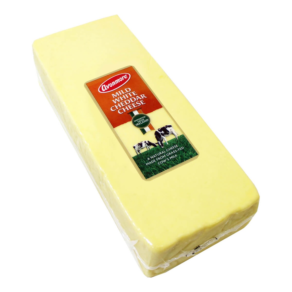 [BREK-151004] Avonmore Cheddar Cheese Block, White - 1x1kg
