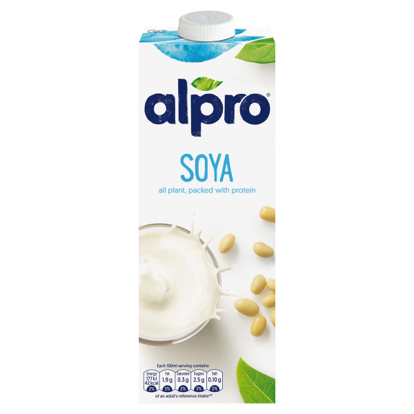 Alpro Soya Milk - 8x1ltr