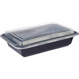 SNH Container Cont. HD Black RE12 W/Lid - 3x50pc