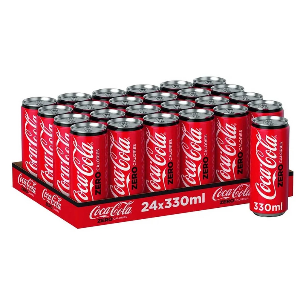 [BEVR-700830] Coca Cola Zero Soft Drink, UAE - 24x330ml