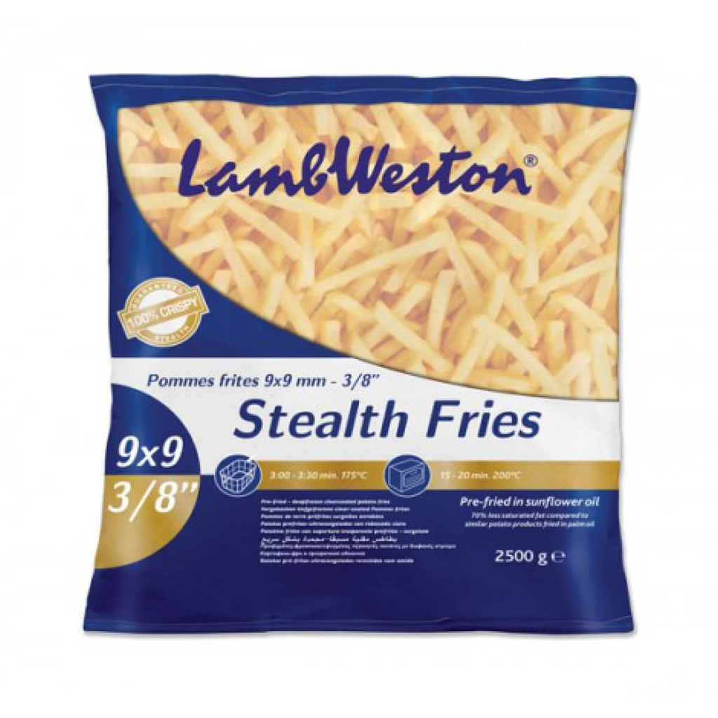 [FROZ-902576] Lamb Weston French Fries 9x9mm - LW408 - 4x2.5kg