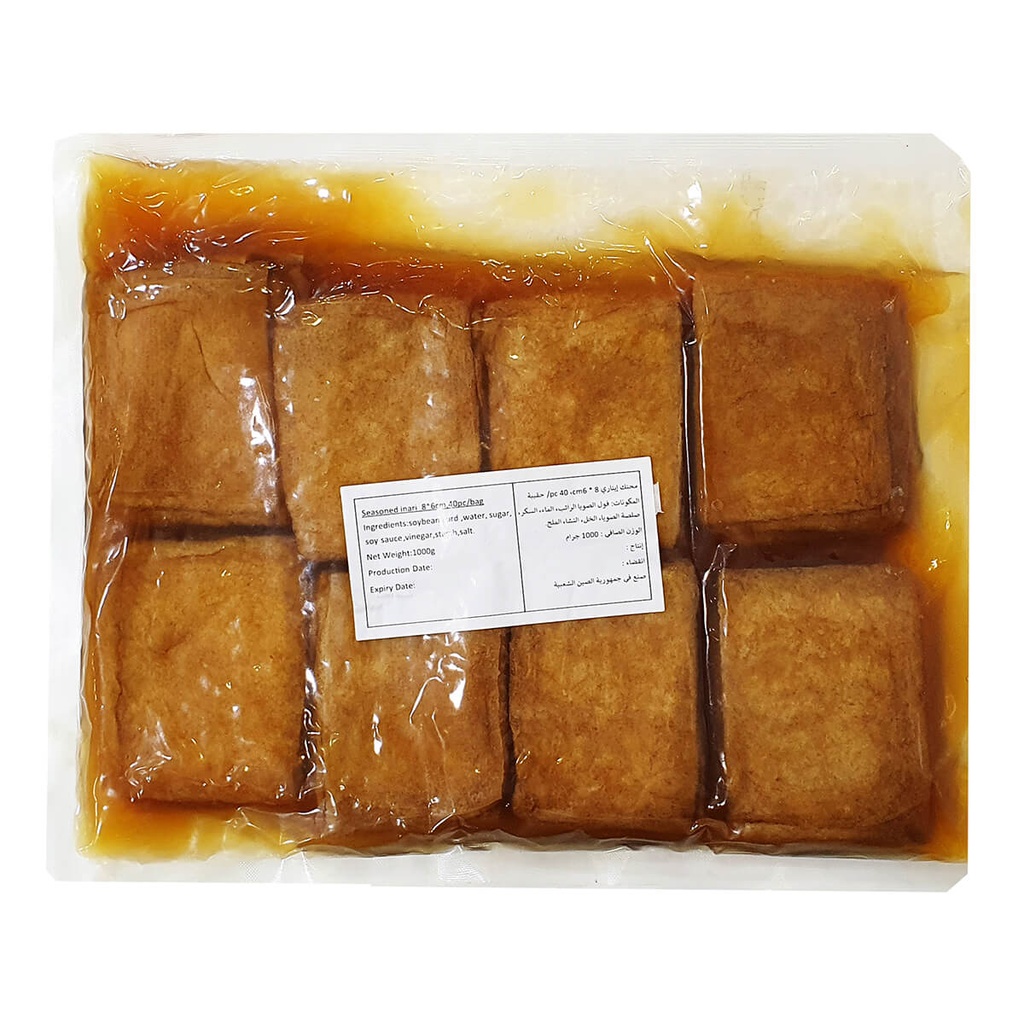 [SAJP-250387] QING Soy Bean Curd Seasoned Inari - 10x40pc