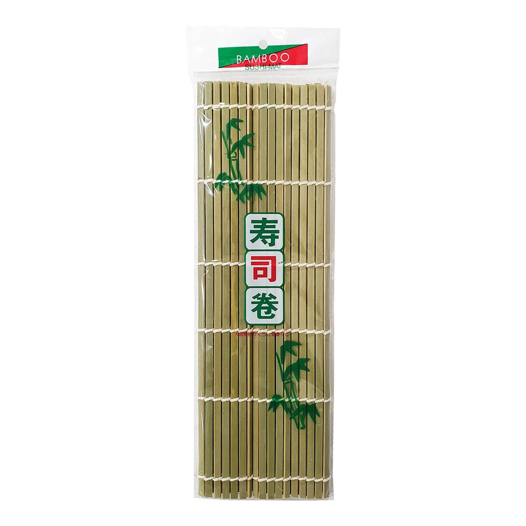 [NONJ-808813] QING Bamboo Sushi Mat, Green 24CM - 200x1pc