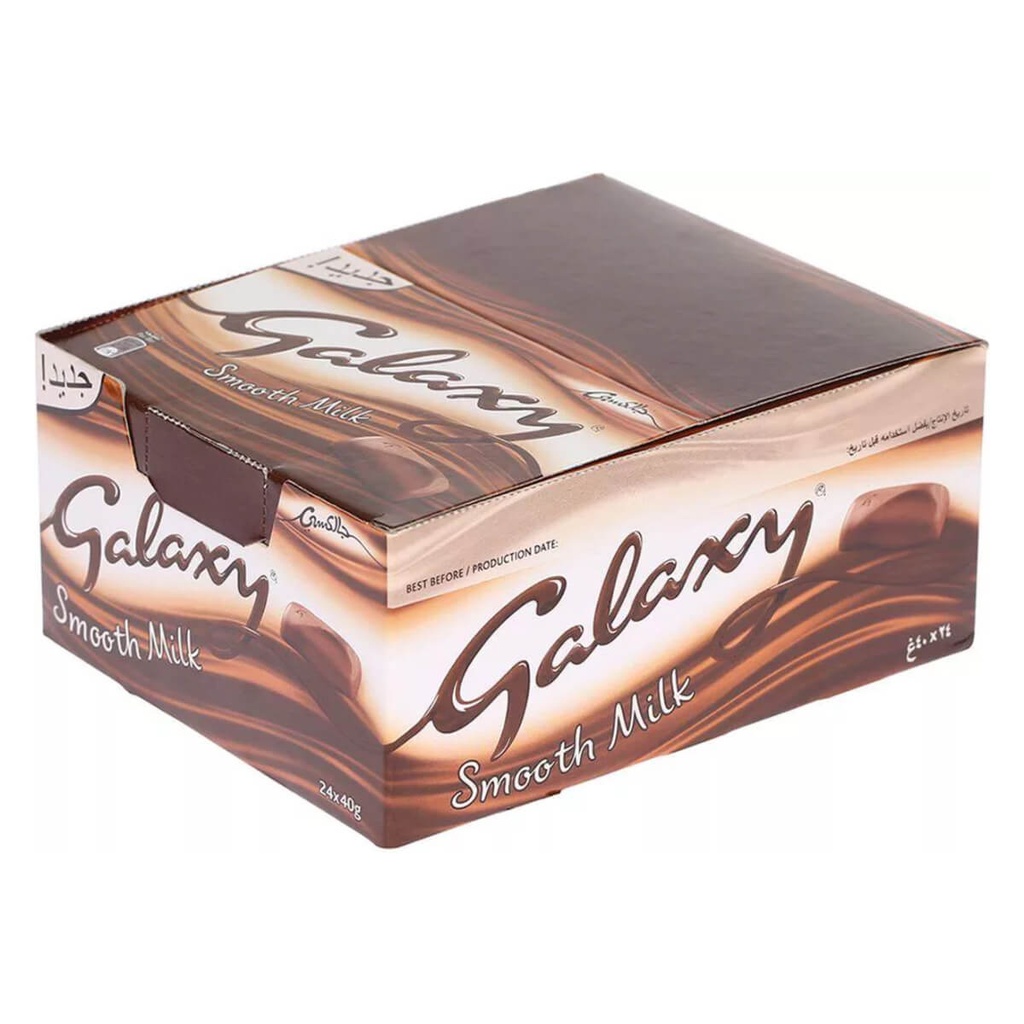 [SNAK-201040] Galaxy Milk Chocolate - 24x40g