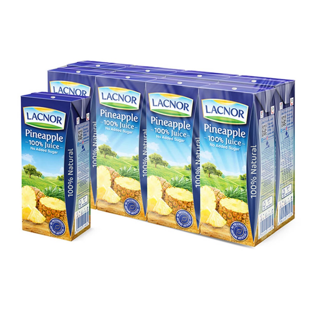 [BEVR-704493] Lacnor Pineapple Juice Essentials - 32x180ml