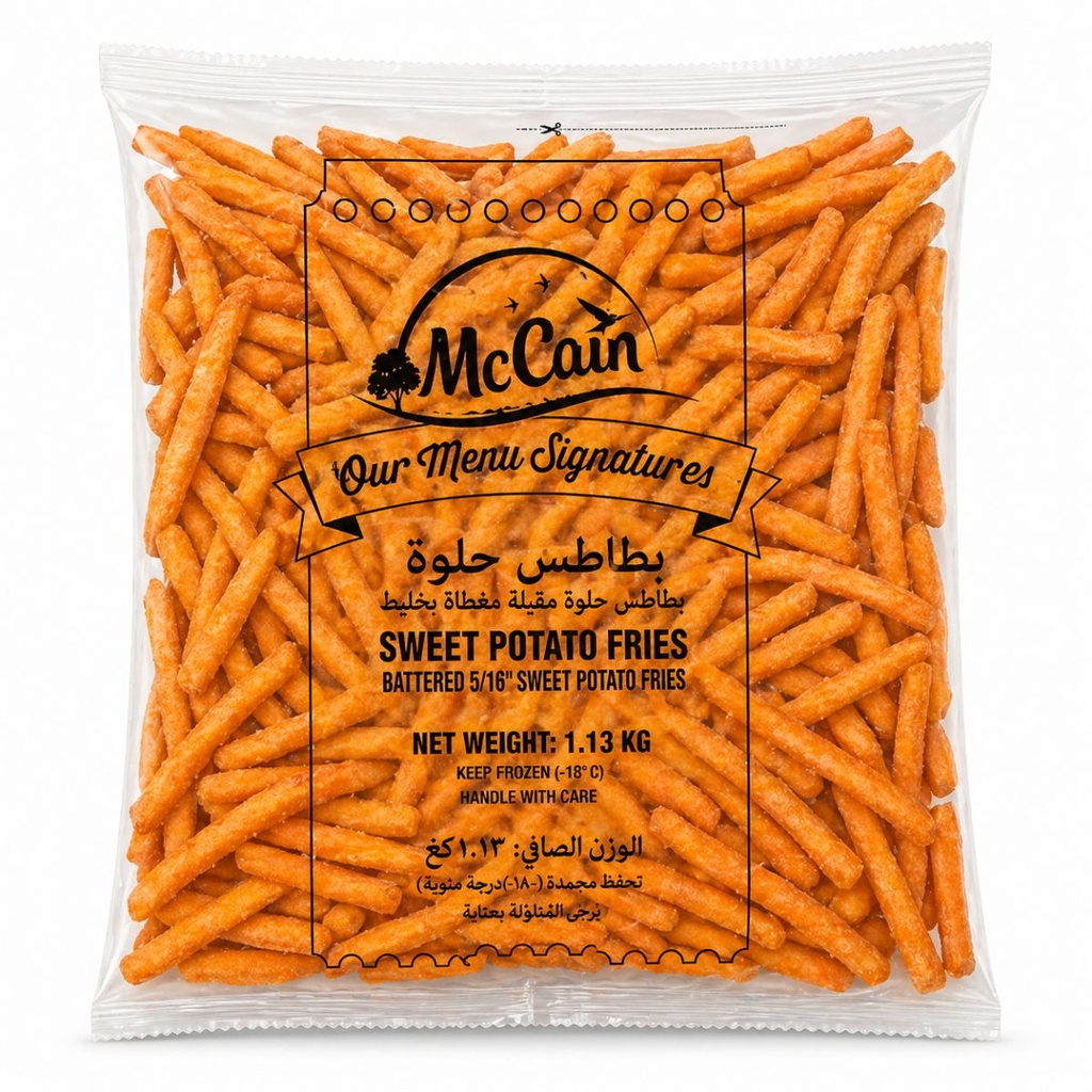 McCain Sweet Potato 5/16" Fries - 6x1.13kg