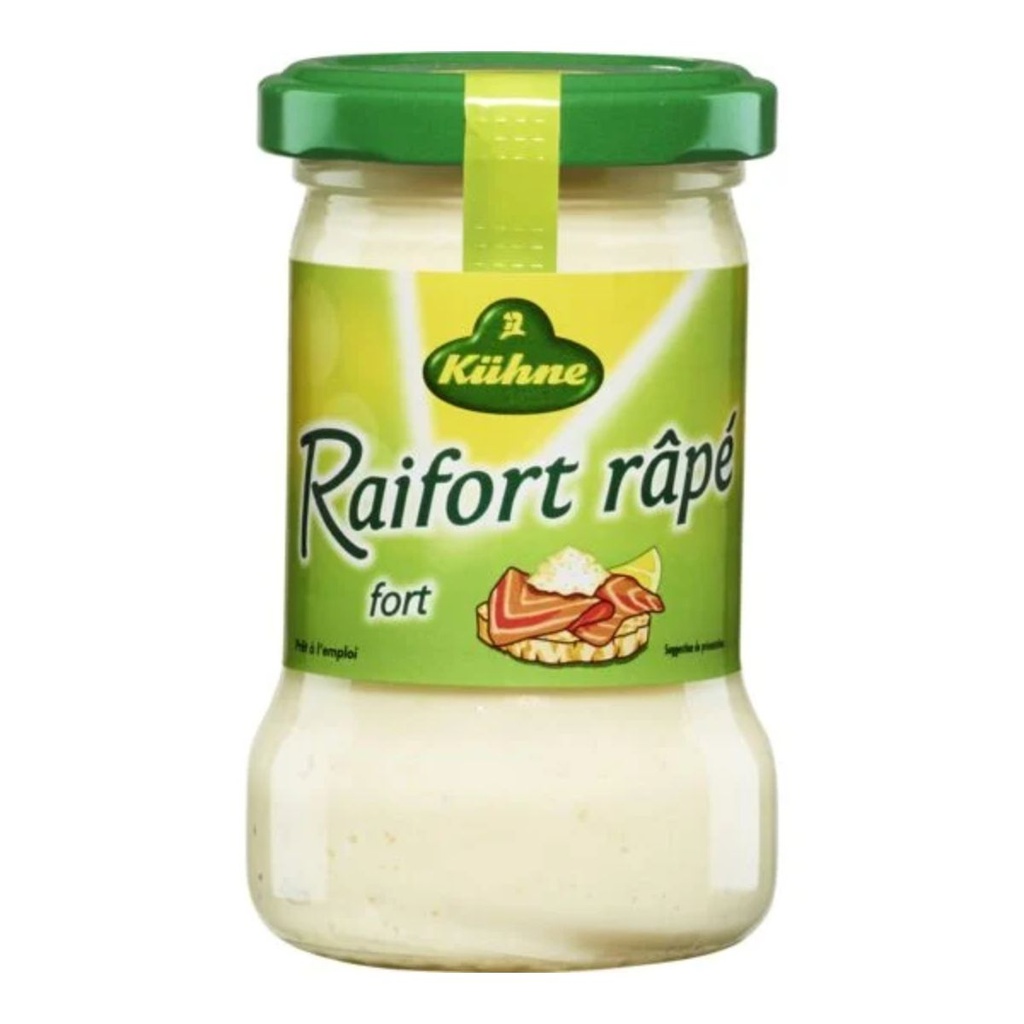 [VEGT-602012] Kuhne Horseradish Sauce, Germany - 6x140g