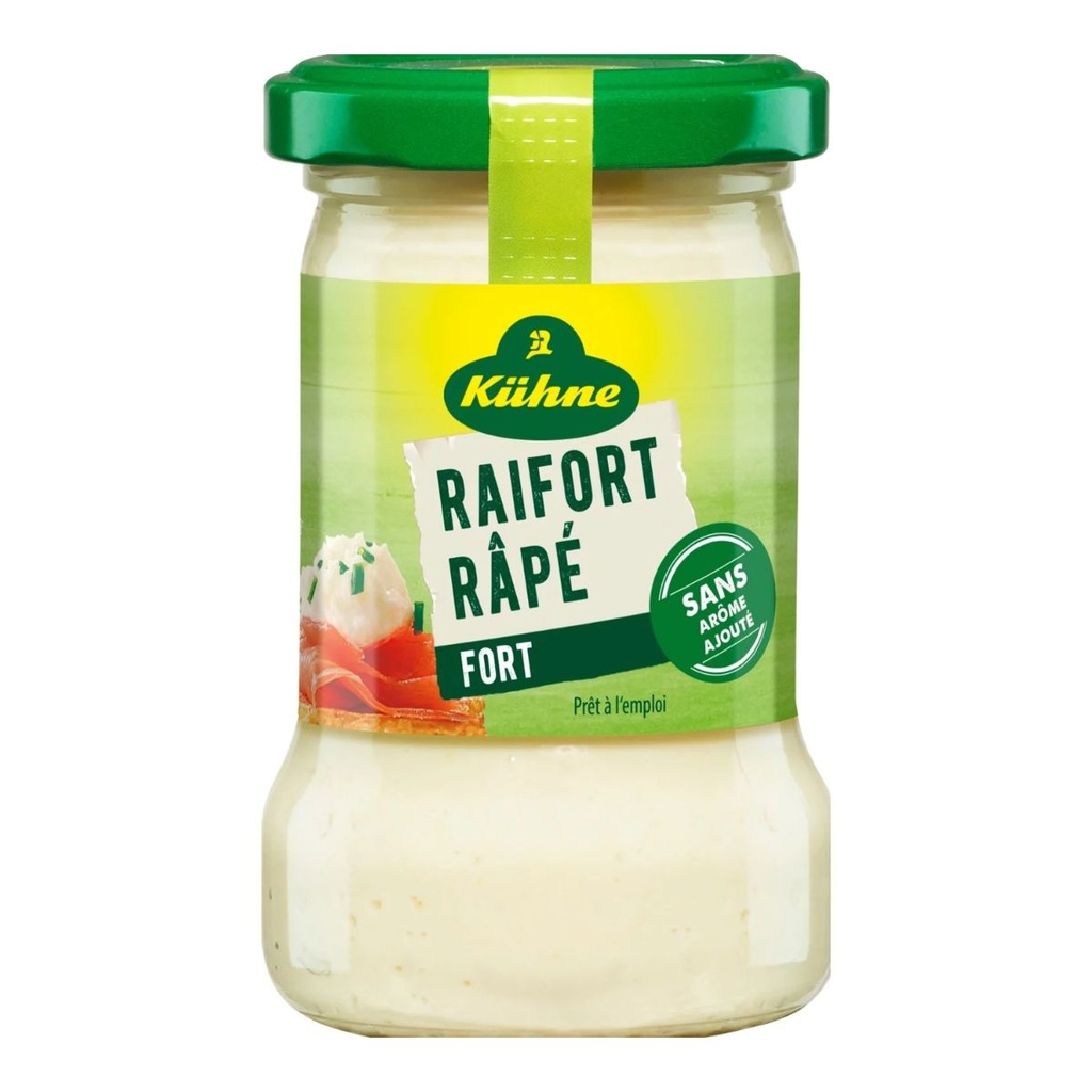 [VEGT-602012] Kuhne Horseradish Sauce, Germany - 6x140g