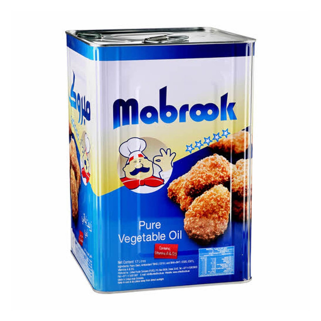 [OILS-659001] Mabrook Vegetable Cooking Oil - 1x17ltr