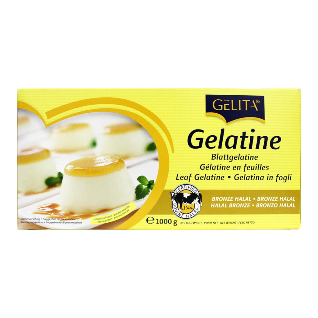 [CONF-103035] Gelita Gelatine Leaves - 25x1kg