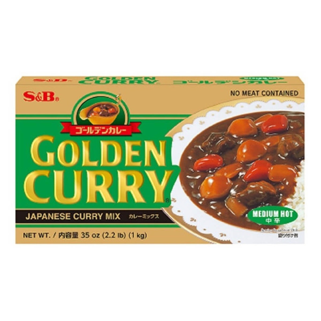[SAJP-250322] S&B Medium Hot Golden Curry Sauce, Japan - 10x1kg